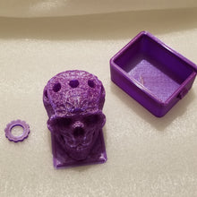 Load image into Gallery viewer, Alien Skull small parts slide box and pencil/tool holder