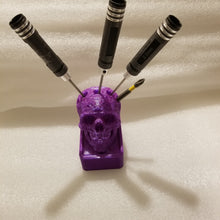 Load image into Gallery viewer, Alien Skull small parts slide box and pencil/tool holder