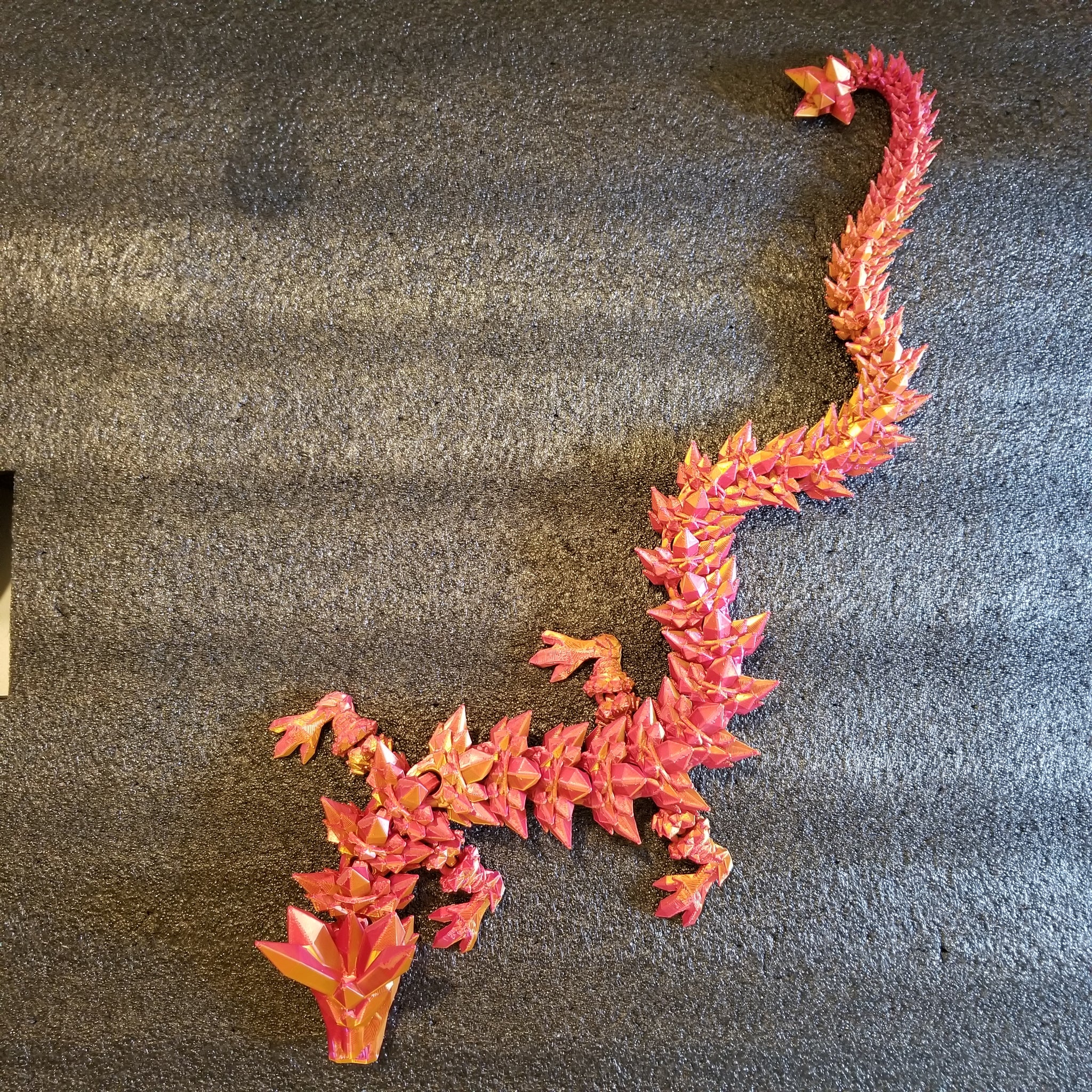 3d printed Articulating Flexi Crystal Dragon designed by Cinderwing3d, –  Shaka Intekanational LLC (ShakaWorld)