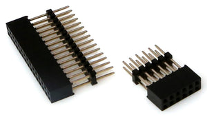 Dual stacking 30pin and 12pin Header Extenders